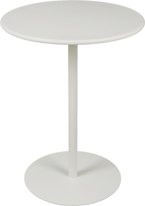 메블르 철제 테이블 거실 보조 협탁 쇼파 사이드 테이블 원형 48cm, 화이트