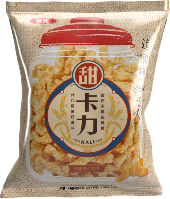 華元 卡力 甜脆點心餅, 1.2kg, 1箱