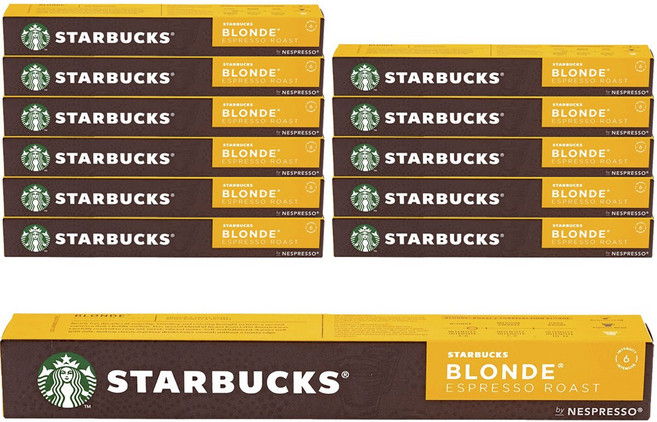 스타벅스 네스프레소 블론드 에스프레소 로스트 캡슐커피, 10개입, 12개