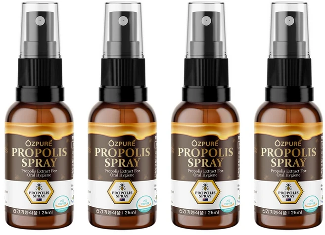 오즈퓨어 호주 프로폴리스 스프레이, 4개, 25ml - 쿠팡