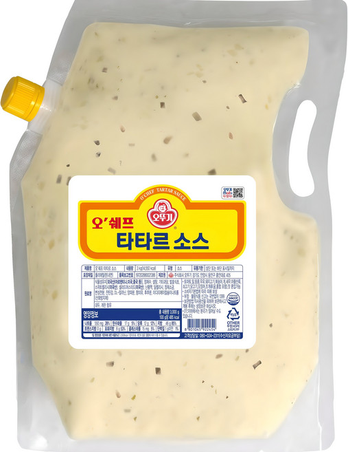 오뚜기 오쉐프 타타르 소스, 3kg, 1개