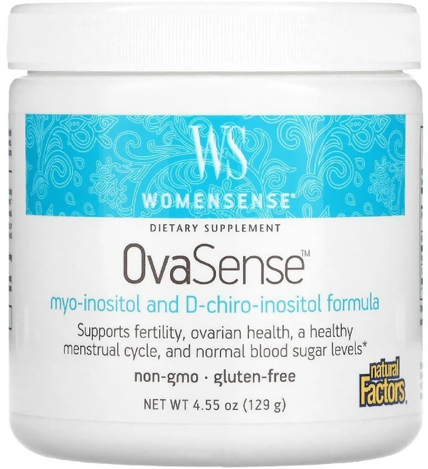 내추럴팩터스 OvaSense 미오이노시톨 치로이노시톨 비타민B12 메틸코발라민 129g, 1개 - 쿠팡