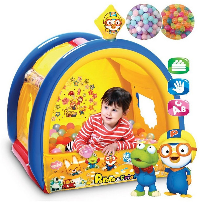 뽀로로 볼하우스+200볼 (색상랜덤발송), 뽀로로 볼하우스+500볼(볼색상랜덤)