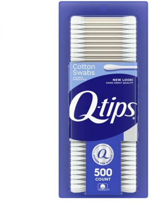 면봉 Q-팁 오리지널 가정용 응급처치 미용용 100% 면 500개 수 - 쿠팡