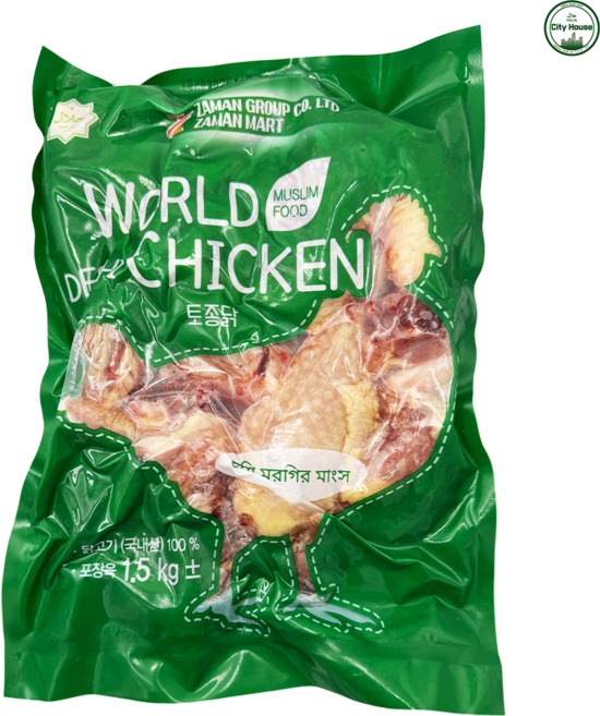Halal Deshi Chicken native chicken 토종닭 1.5kg+, 4개, 1.5g