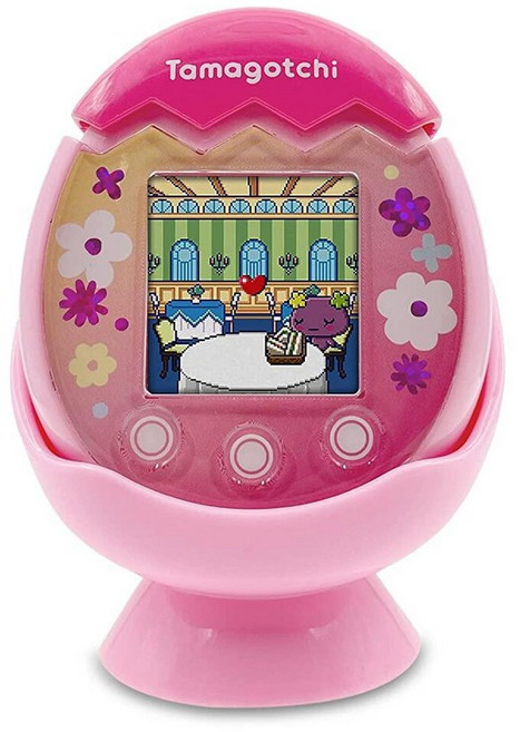 Xcivi Desktop Dock Cradle Holder Stand for Tamagotchi Pix Virtual Interactive Pet (Purple), 핑크