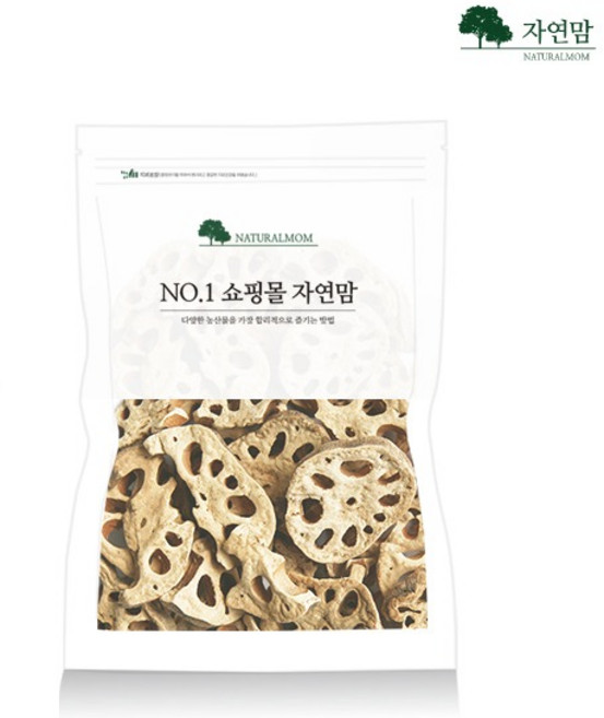 자연맘 국산 볶은 연근차(저온건조), 1개, 300g