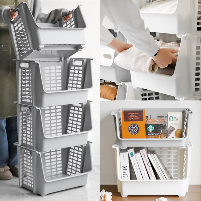 마이룸 아이바스켓 수납박스 펜트리 수건 장난감 책장 팬트리 리빙박스 옷정리, 사이즈/색상, 1개