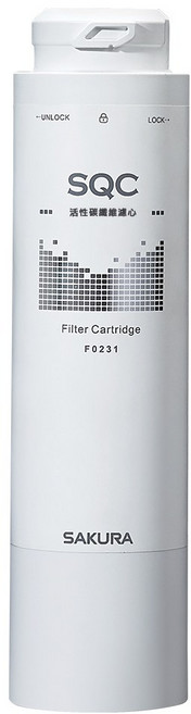 櫻花SAKURA【原廠公司貨】活性碳纖維濾心, F0231(自行更換), 1個