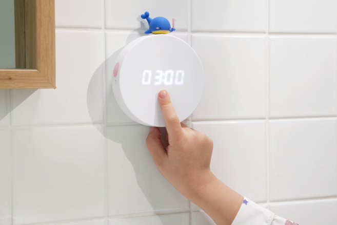 3분 멜로디 양치타이머 치카타임, 1개, 핑크