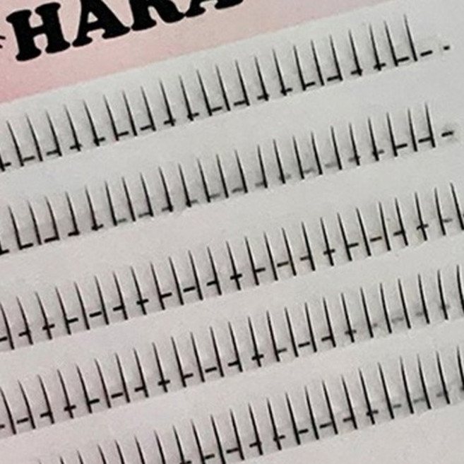 걸스코코 아이하라 속눈썹 인조 가닥속눈썹, 1개, 언더 5~6mm 속눈썹세트