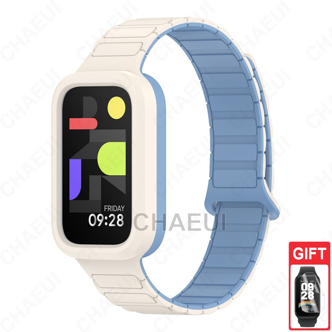 Xiaomi 小米手環 9 Active 矽膠運動錶帶, 1個, 星光藍,小米手環9 Active