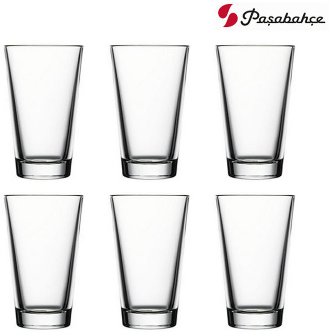 [파사바체 파르마 비어 410ml(52329) 6P]/유리잔/칵테일/바용품/글라스/주스/아메리카노/카페/, 6개