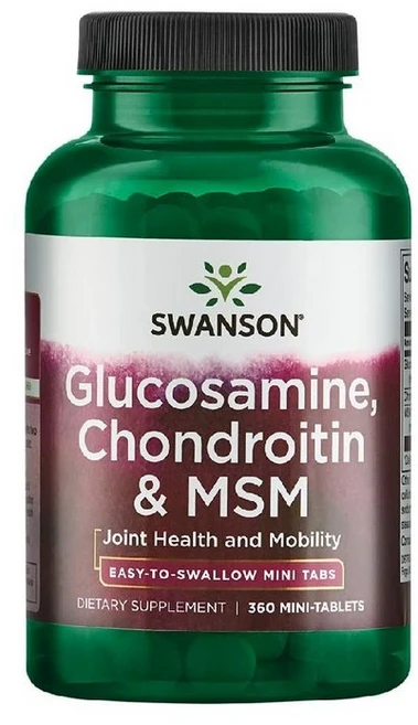 Swanson 탭 글루코사민 콘드로이틴 Msm 밀리그램 360, 1개, 360정 - 쿠팡