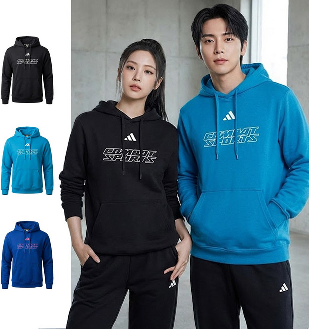 adidas 連帽長袖上衣 運動帽T
