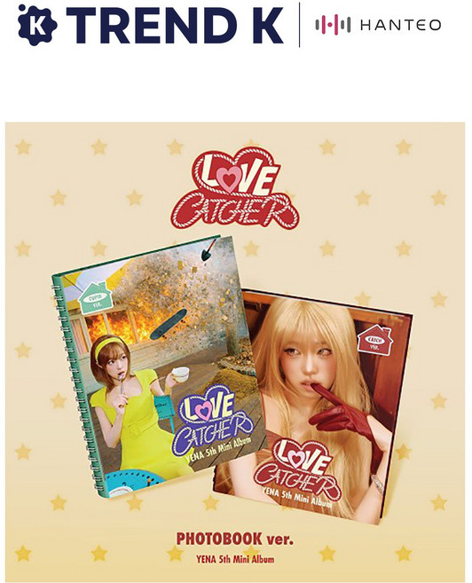 최예나 YENA 미니5집 앨범 LOVE CATCHER 일반반, CATCH Ver (레드)