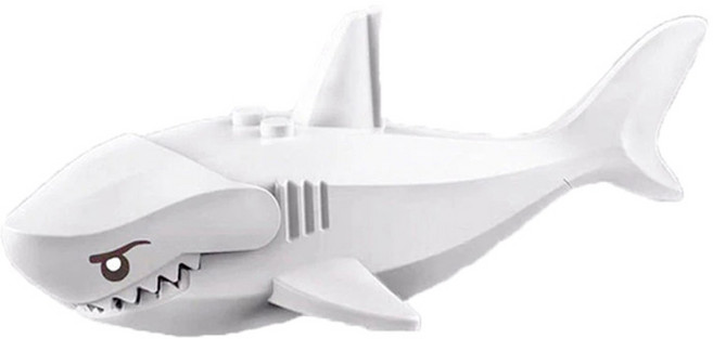 상어 BIG & MINI 4종 세트 호환블럭 브릭미니피규어 취미/수집/장식/컬렉션용 커스텀 블록피겨, 1개