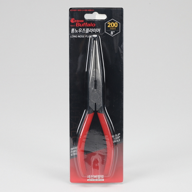 세신버팔로 롱노우즈 롱로즈 롱노즈 플라이어 6 8 인치, 1개