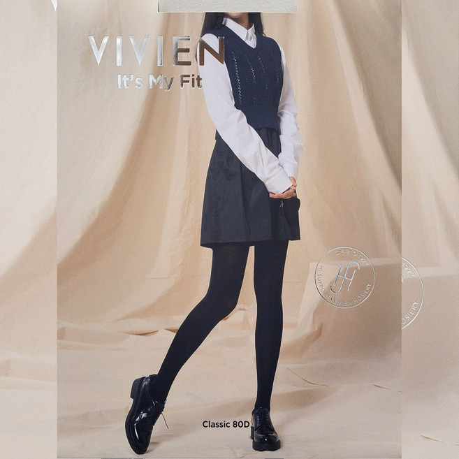 비비안 스타킹 클래식 80D 타이즈 TS6422 VFB481