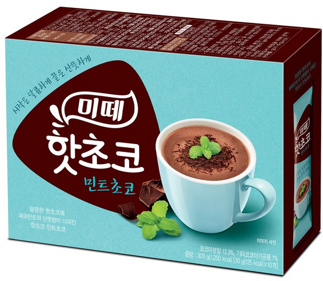 동서식품 미떼민트초코300g 따뜻한차, 1개, 10개입, 30g