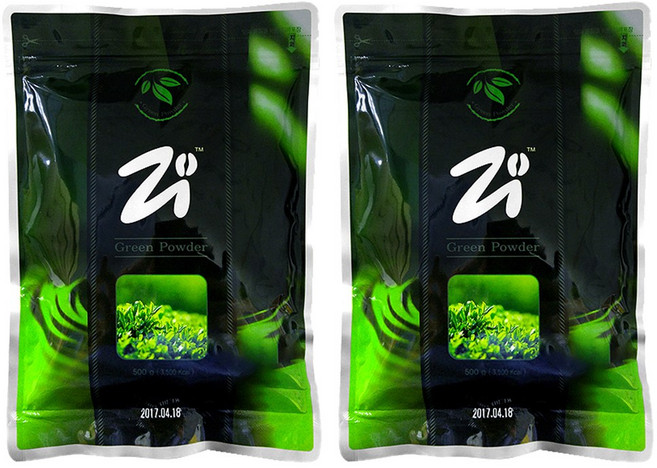 지그린 녹차 파우더 500g 2개세트 지그린티 라떼, 2개, 2개, 1개입