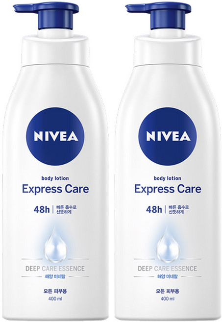 니베아 익스프레스 바디로션, 400ml, 2개