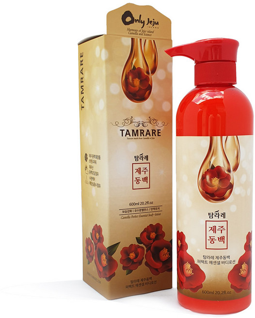 탐라레 제주동백 퍼펙트 에센셜 바디로션 600ml, 1개