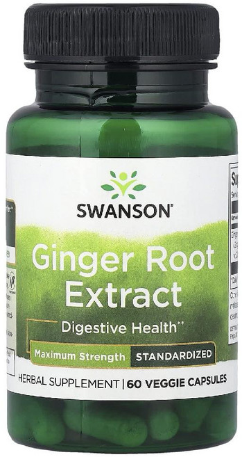 스완슨 생강 뿌리추출물 베지 캡슐 60정, 1개