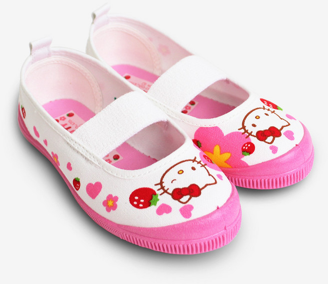 유아 아동 유치원 어린이집 학교 학원 캐릭터 고양이 키티 아사히 헬로키티 딸기 핑크 실내화
