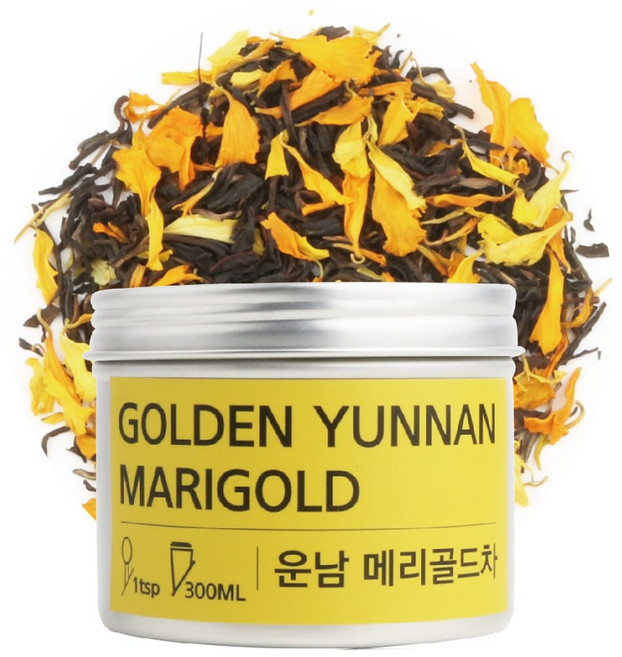 운남홍차 메리골드차 홍차 블랜딩차, 1개, 1개입, 300ml