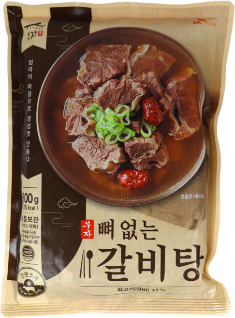 강부자 부자 뼈없는 갈비탕 800g x9팩, 8개