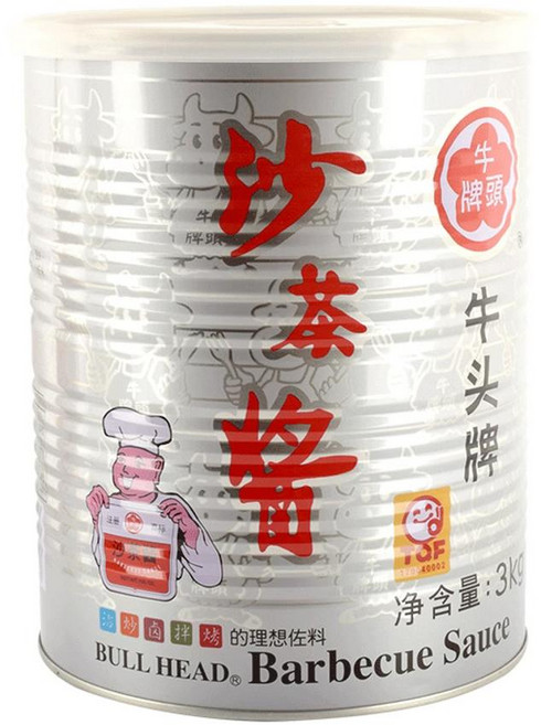 대만 Barbecue Sauce 3kg 바비큐 소스 우두표 사차 샤브샤브, 1개