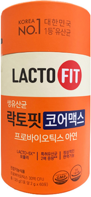 락토핏 종근당건강 생유산균 코어맥스, 120g, 1개
