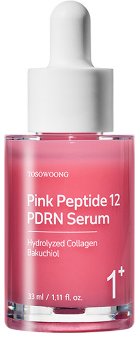 핑크 펩타이드 12 PDRN 세럼 연어 PDRN 10320ppm 흔적 기미 잡티 토닝, 1개, 33ml