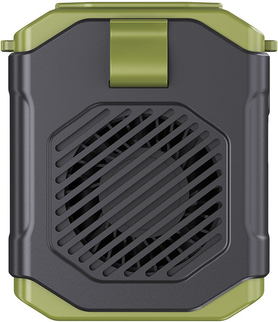 야외 허리걸이 선풍기 클립형 허리미니선풍기 무소음 초강력 허리선풍기 휴대용 선풍기, 그린, 1개