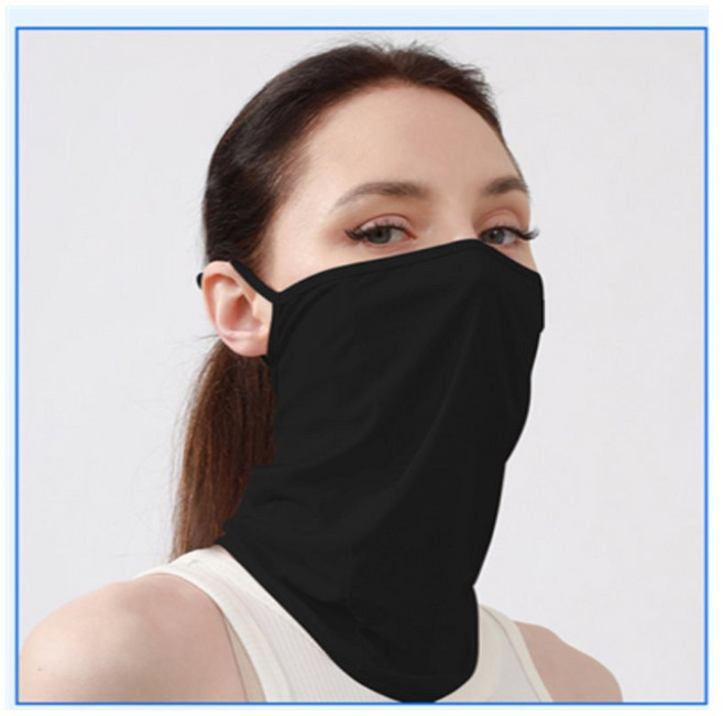 K2 세이프티 타공 멀티스카프 마스크, 블랙, 1개