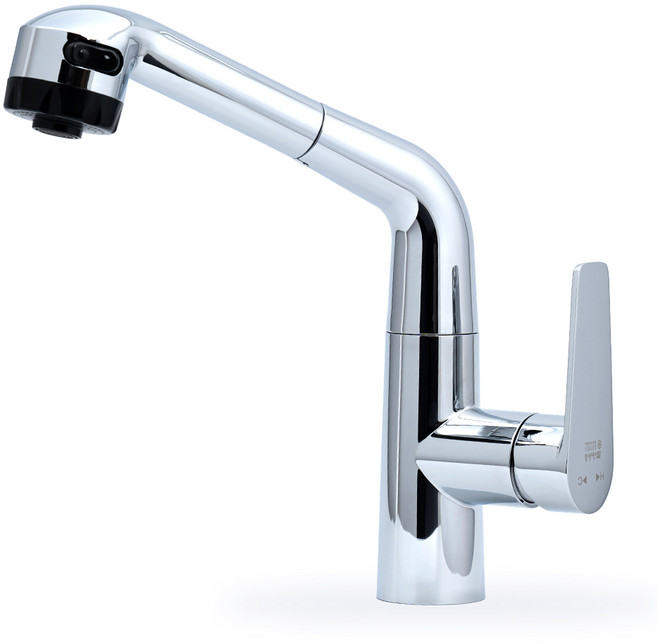 클린 주방 측면 원홀 싱크대 수전 PGS-5101, 1개