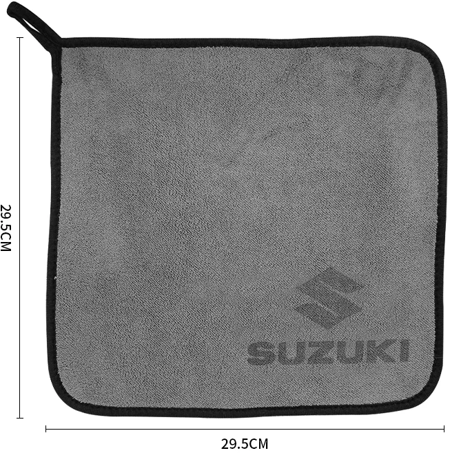 자동차 세차용 마이크로파이버 타월 엠블럼 청소 건조용 천 스즈키 그랜드 스위프트 짐니 비타라 발레노 SX
