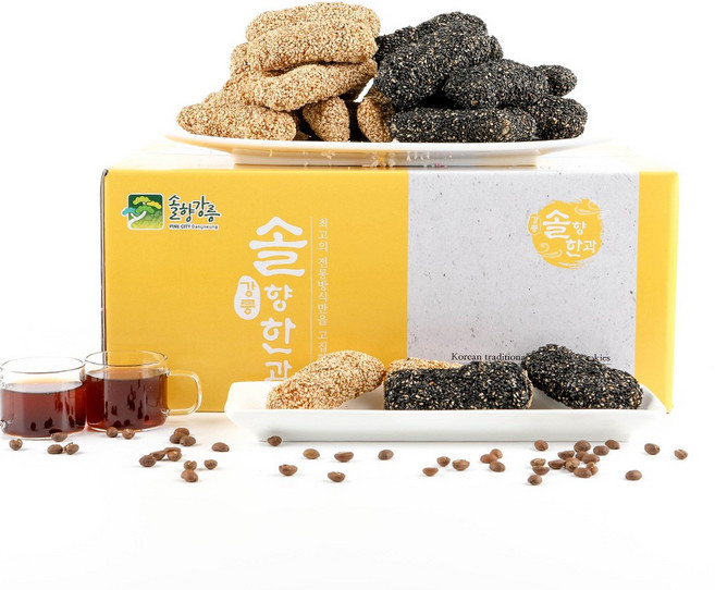 [솔향한과] 솔향 깨강정 강릉 사천 솔향한과, 1개