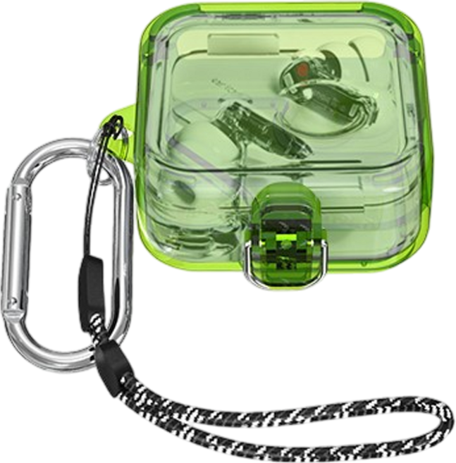 낫싱이어 2024 3세대 투명 잠금 클립 케이스, 1개, 그린, NOTHING EAR 2024