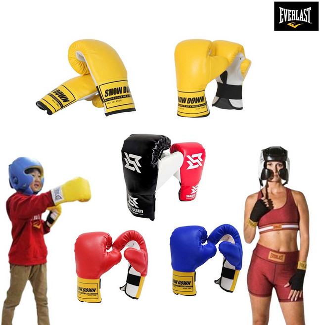 쇼다운 복싱글러브 어린이 여성 성인 연습용 권투글러브, 1개, 미니글러브 옐로우