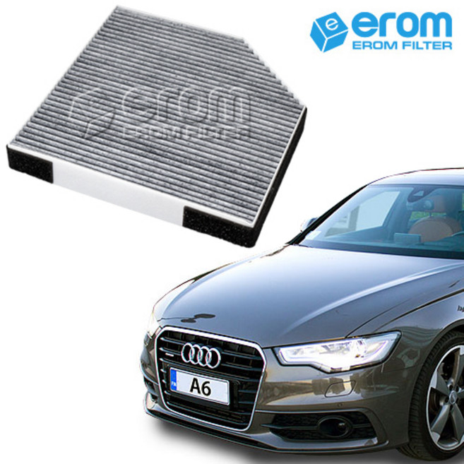 이롬필터 CUK2641 프리미엄 활성탄 에어컨필터, 1개, 아우디 A6 3.0 TDI (45 TDI) (4G/C7) 에어컨필터 (11~16년)