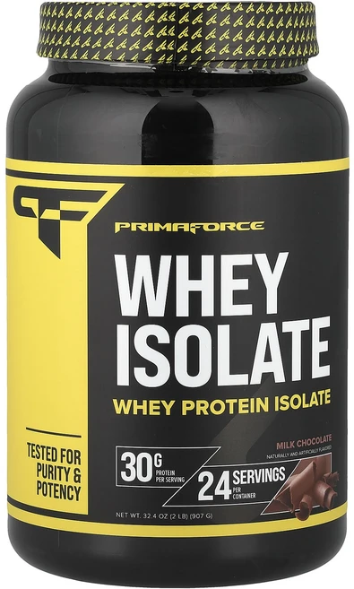 프리마포스 분리 유청 단백질 밀크 초콜릿 2lb(32oz), 2개, 907.184g - 쿠팡