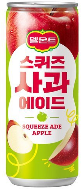 델몬트 스퀴즈 사과에이드 240ml (30캔) [BCC78764], 1개