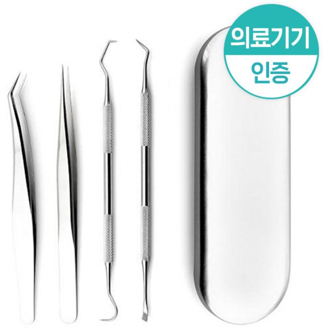오픈스페이스 셀프 치석제거 세트 실버, 1세트