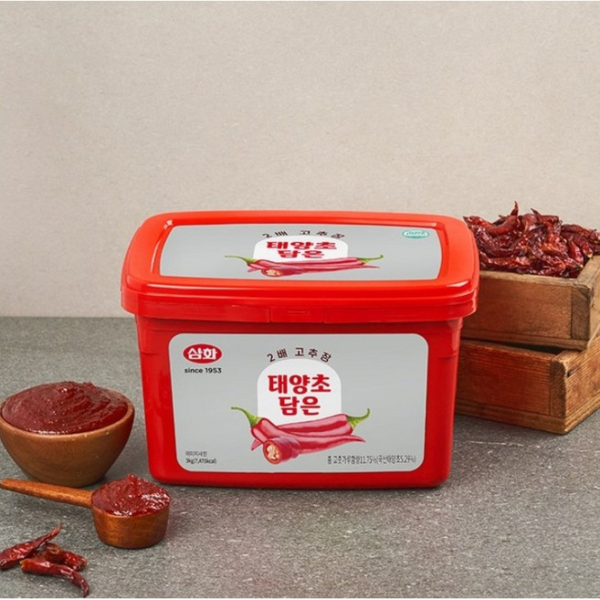 삼화 태양초담은 고추장 1kg / 3kg, 1개