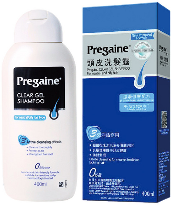落建 Pregaine 頭皮洗髮露 潔淨健髮, 1件, 400L