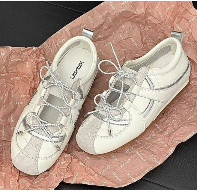 스타일닥터 여성샌들 발레 운동화 여성용 캐주얼 운동화 러블리 큐트 레트로