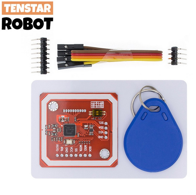 TENSTAR 로봇 NFC RFID 무선 모듈 V3 사용자 키트 리더기 모드 IC S50 카드 PCB 안테나 I2C IIC SPI HSU PN532, PN532 module, 1개, PN532 module