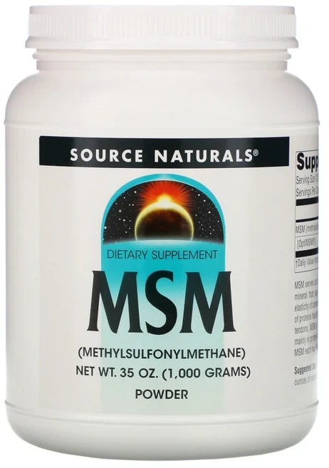 소스 네추럴스 MSM 파우더 메틸설포닐메탄 1 000g(35oz), 1kg, 1개 - 쿠팡
